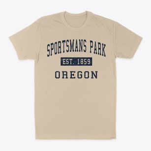 Sportsmans Park Oregon Classic Established Classic Dad T-Shirt