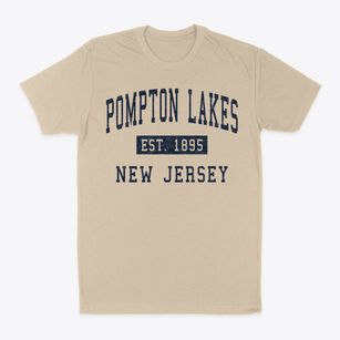 Pompton Lakes New Jersey Classic Established Classic Dad T-Shirt