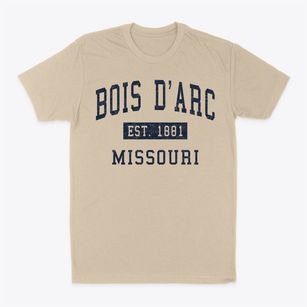 Bois D'arc Missouri Classic Established Classic Dad T-Shirt