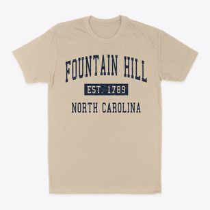 Fountain Hill North Carolina Classic Established Classic Dad T-Shirt