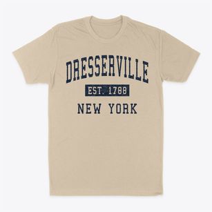 Dresserville New York Classic Established Classic Dad T-Shirt