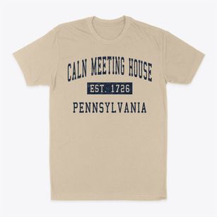 Caln Meeting House Pennsylvania Classic Established Classic Dad T-Shirt