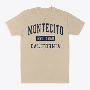 Montecito California Classic Established Classic Dad T-Shirt