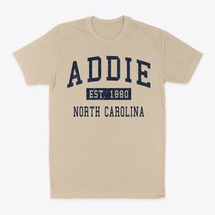 Addie North Carolina Classic Established Classic Dad T-Shirt