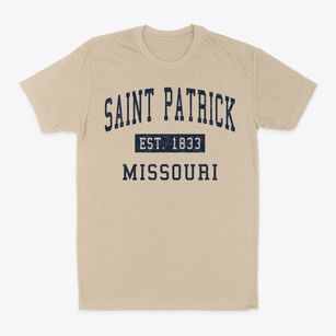 Saint Patrick Missouri Classic Established Classic Dad T-Shirt