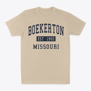 Boekerton Missouri Classic Established Classic Dad T-Shirt