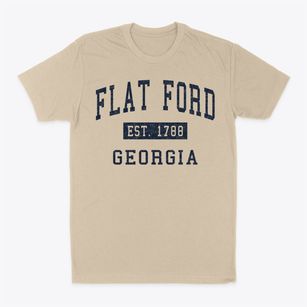Flat Ford Georgia Classic Established Classic Dad T-Shirt