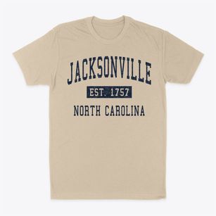 Jacksonville North Carolina Classic Established Classic Dad T-Shirt