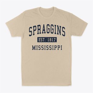 Spraggins Mississippi Classic Established Classic Dad T-Shirt