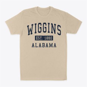 Wiggins Alabama Classic Established Classic Dad T-Shirt