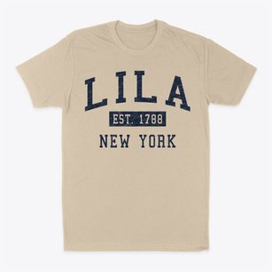 Lila New York Classic Established Classic Dad T-Shirt
