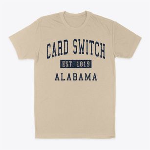 Card Switch Alabama Classic Established Classic Dad T-Shirt