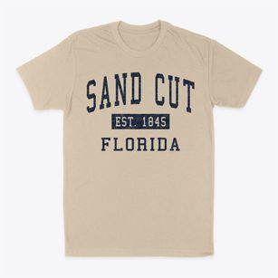 Sand Cut Florida Classic Established Classic Dad T-Shirt