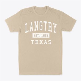 Langtry Texas Classic Established Classic Dad T-Shirt