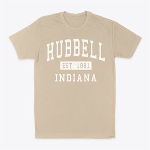 Hubbell Indiana Classic Established Classic Dad T-Shirt