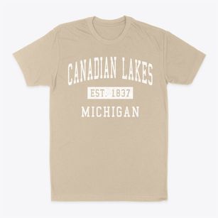 Canadian Lakes Michigan Classic Established Classic Dad T-Shirt