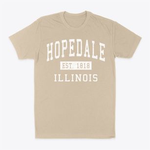 Hopedale Illinois Classic Established Classic Dad T-Shirt