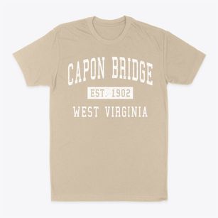 Capon Bridge West Virginia Classic Established Classic Dad T-Shirt