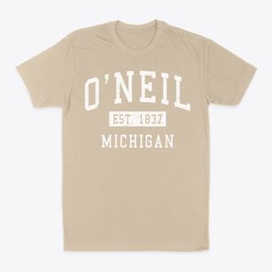 O'neil Michigan Classic Established Classic Dad T-Shirt