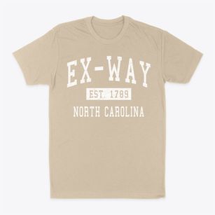Ex-way North Carolina Classic Established Classic Dad T-Shirt