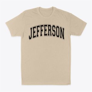 Jefferson High School Varsity Arch Classic Dad T-Shirt
