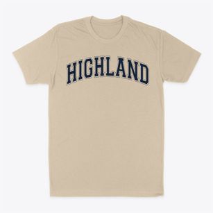 Highland Junior High School Varsity Arch Classic Dad T-Shirt
