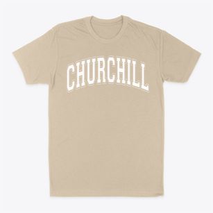 Churchill Elementary School Varsity Arch Classic Dad T-Shirt