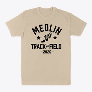 Medlin Middle School Track and Field Classic Dad T-Shirt