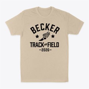 Becker School Track and Field Classic Dad T-Shirt