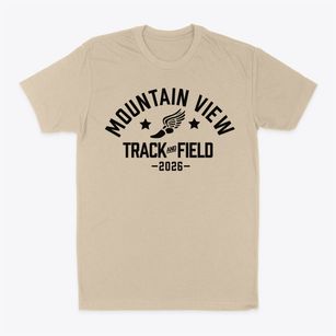 Mountain View High School Track and Field Classic Dad T-Shirt