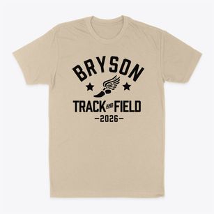 Bryson Elementary School Track and Field Classic Dad T-Shirt