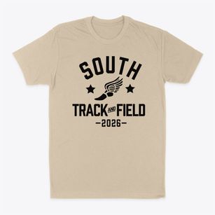South High School Track and Field Classic Dad T-Shirt