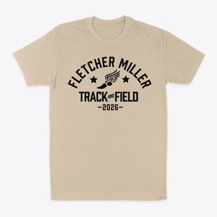 Fletcher Miller School Track and Field Classic Dad T-Shirt