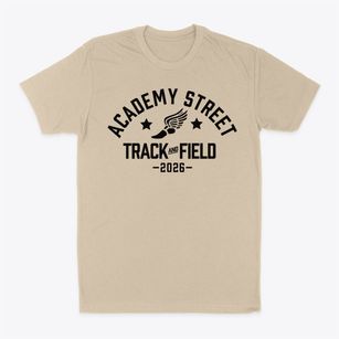 Academy Street Elementary School Track and Field Classic Dad T-Shirt