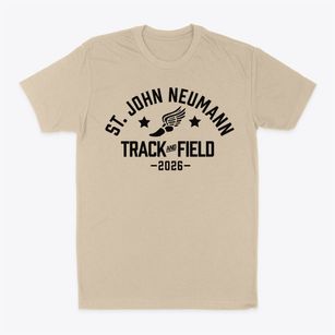 Saint John Neumann Catholic School Track and Field Classic Dad T-Shirt