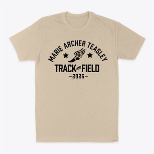 Marie Archer Teasley Middle School Track and Field Classic Dad T-Shirt
