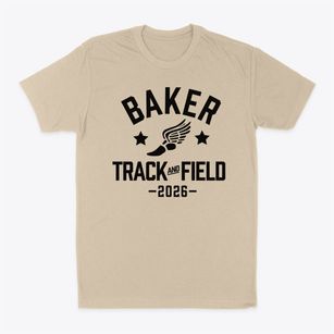 Baker Track and Field Classic Dad T-Shirt