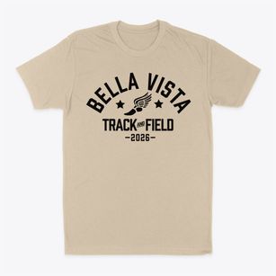 Bella Vista Elementary School Track and Field Classic Dad T-Shirt
