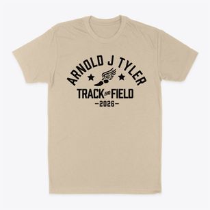 Arnold J Tyler Elementary School Track and Field Classic Dad T-Shirt