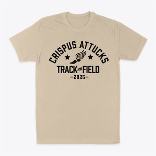Crispus Attucks Middle School Track and Field Classic Dad T-Shirt
