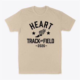 Heart Academy Track and Field Classic Dad T-Shirt