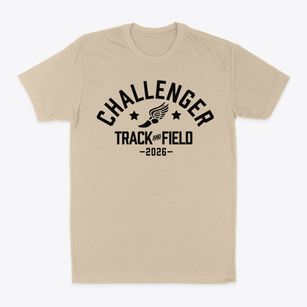 Challenger Elementary School Track and Field Classic Dad T-Shirt