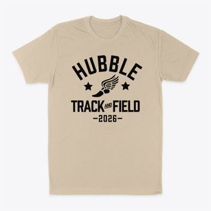 Hubble Elementary School Track and Field Classic Dad T-Shirt