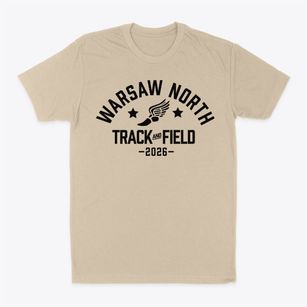 Warsaw North Elementary School Track and Field Classic Dad T-Shirt