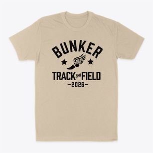 Bunker R Iii School Track and Field Classic Dad T-Shirt