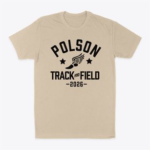 Polson High School Track and Field Classic Dad T-Shirt