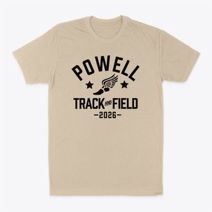 Powell Elementary School Track and Field Classic Dad T-Shirt