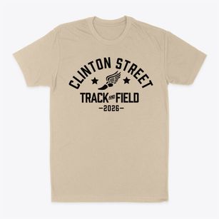 Clinton Street Elementary School Track and Field Classic Dad T-Shirt