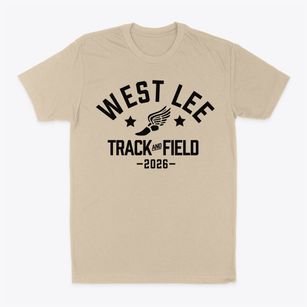 West Lee Middle School Track and Field Classic Dad T-Shirt