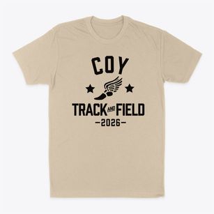 Coy Elementary School Track and Field Classic Dad T-Shirt